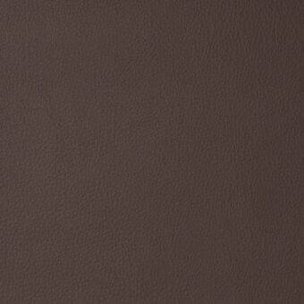 Dark brown eco leather texture with consistent grain, matte finish, and smooth surface; sample labeled “secret (800) > 344”.