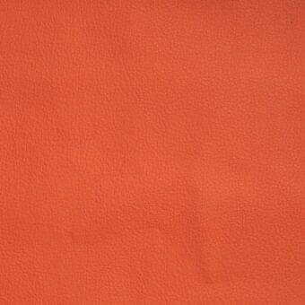Orange leather texture sample with a fine-grained, pebbled surface and matte finish; identified as bonaldo secret (800) 346.