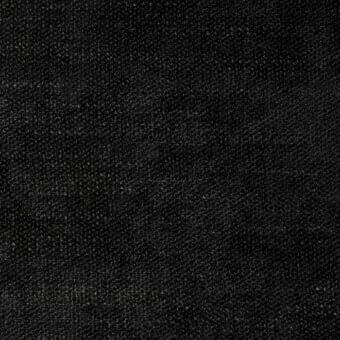 Black woven fabric texture with looped pile and granular surface, displaying mottled gray fibers; sample labeled “8d52”.