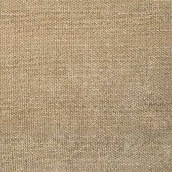 Beige-taupe woven fabric texture with a regular grid pattern, matte finish, and visible horizontal and vertical threads; Bonaldo, model 8d58.