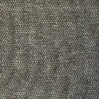 Woven fabric sample, gray-green tones, dense texture with subtle tonal variations; Bonaldo Pastello collection, model 8d59 label visible.