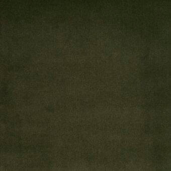 Olive-green woven fabric sample, matte texture, granular surface, Bonaldo Azimut collection, fabric 9B22, linen or blend material.