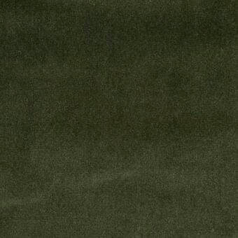 Olive-green Azimut fabric sample by Bonaldo, code 9B23, features a dense, matte weave and subtle tonal variation in a uniform texture.