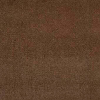 Brown woven fabric sample, solid color with tonal shifts, dense matte texture, uniform weave, model 9b39 from Bonaldo fabrics collection.