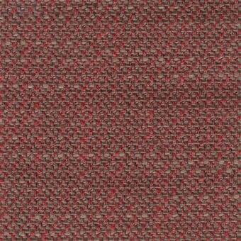 Woven fabric texture, reddish-brown and neutral brown heathered blend, tight nubby weave with matte finish, studio shot against white background.