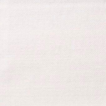 Off-white fabric sample with dense, circular woven texture and matte finish, displaying a uniform repeating pattern and subtle raised tactile quality.