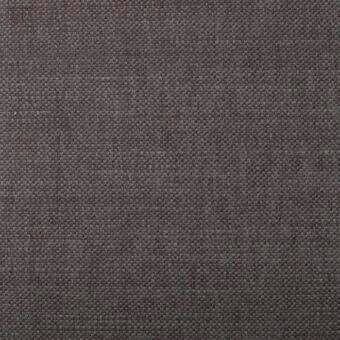 Gray woven fabric sample displaying a dense, heathered texture with a compact twill or hopsack weave and matte finish.