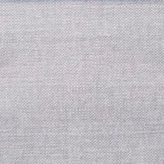 Heathered gray woven fabric texture with a dense, uniform weave and subtle raised knots, matte finish, studio lighting.