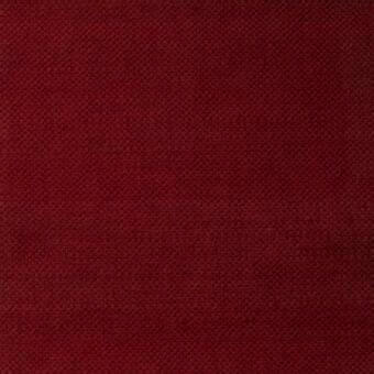 Red woven fabric sample with a square grid pattern and a raised texture, displaying “bonaldo fabrics creta 96q” watermark.