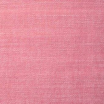Coral pink fabric sample displaying a dense, textured weave with a matte finish and heathered tonal variations.