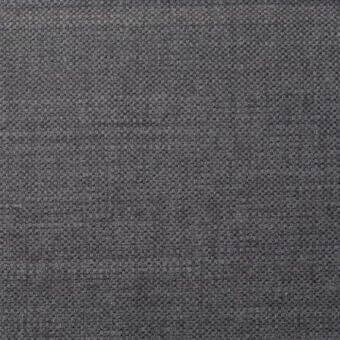 Woven fabric, muted gray, heathered texture with small geometric pattern; Bonaldo Creta 96y textile sample visible, matte finish.