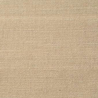 Beige woven fabric texture with a granular, heathered appearance and dense, uniform weave; matte finish, slightly nubby quality.