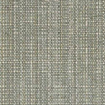 Woven fabric sample, muted gray and olive green, dense textured weave with off-white flecks; Bonaldo Newco collection, fabric 9b66 label.