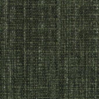 Olive green woven fabric texture with heathered effect, displaying subtle tonal variations and a nubby, irregular weave; label reads “bonaldo fabrics”.