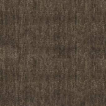 Hyle fabric sample, earthy brown, tightly looped pile with vertical striations and matte finish; Bonaldo collection, color EB62.
