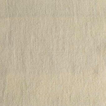 Beige woven fabric texture with a dense, regular grain and matte finish, displaying subtle tonal variations and a plain weave construction.