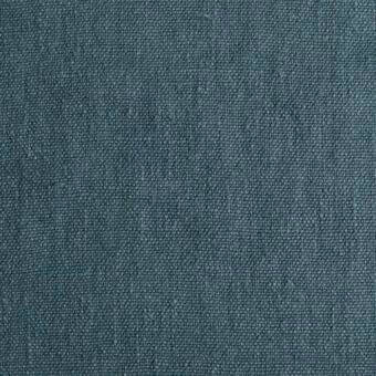Woven fabric sample, muted teal, geometric pattern; dense texture with raised fibers, likely linen or cotton blend, model SA19.