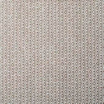 Beige and brown rhombus weave fabric sample, “Rombo SA62” from Bonaldo collection, dense matte texture, uniform structure, even lighting.