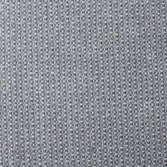 Woven fabric sample, muted gray, geometric rhombus pattern; Bonaldo “Rombo” collection, SA65 class, textured weave with tonal variations.