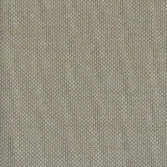 Woven fabric sample, warm gray taupe, dense regular weave; “carre” from bonaldo fabrics collection, model EB37 label visible.