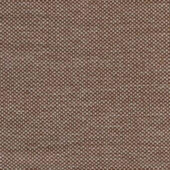 Woven fabric sample, muted brown, grid pattern; heathered texture with matte finish, linen-blend material, “bonaldo” label visible.