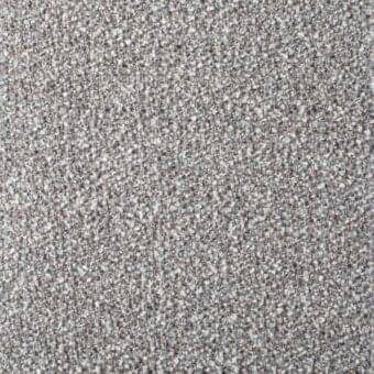 Woven fabric texture, muted gray with speckled effect, tight compact weave; wool or wool-blend, “boemian” mc46 sample.