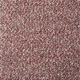 Bohemian fabric texture, reddish-brown and off-white speckled weave, tight granular matte finish, Bonaldo collection mc48 model.