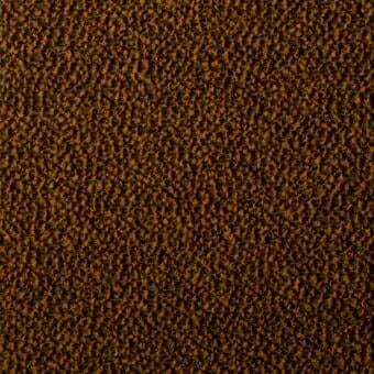 Woven fabric texture in warm brown with heathered effect, featuring dense nubby loops and matte finish; identified as “cruise md18”.