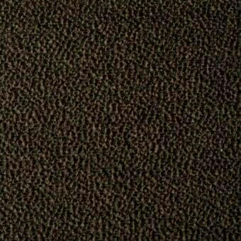 Woven fabric texture in dark olive-brown with dense, irregular loops and a matte finish, showing subtle heathered tonal variations.