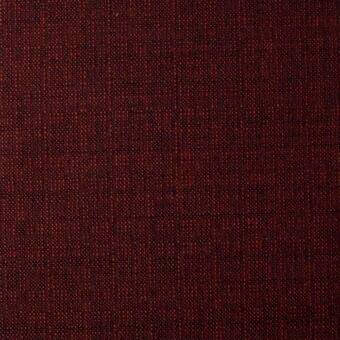 Red ombre fabric sample, dense weave with charcoal threads, medium-weight linen blend, textured matte finish, Bonaldo collection md06.