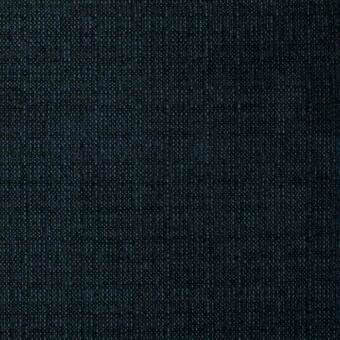 Dark teal woven fabric with irregular texture, interspersed with lighter blue threads, matte finish, suitable for upholstery or drapery.