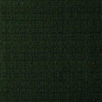 Dark green ombra fabric sample, tight plain weave, matte texture, horizontal and vertical thread grid, model MD09 from Bonaldo fabrics collection.