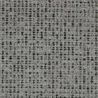 Woven fabric sample, muted gray tone, dense grid pattern; Pantheon MD66 from bonaldo fabrics collection, matte finish, linen blend texture.