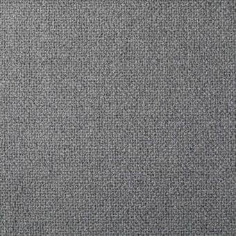 Gray woven fabric sample, dense granular texture, mottled tonal variations, matte finish, from the Bonaldo “rico” ma05 collection.