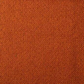 Rico fabric sample, burnt orange woven texture, tight nubby weave; Bonaldo collection, model mc39, neutral background.