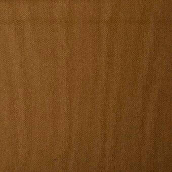Brown woven fabric texture with a dense, regular weave and matte finish, likely a wool or wool-blend material, shown against a neutral backdrop.