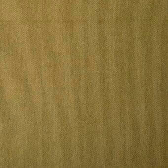 Olive-green woven fabric texture with a dense, nubby surface; wool-blend material sample labeled “bonaldo st moritz mc65”.