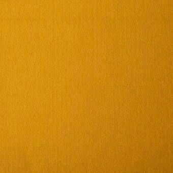 Mustard yellow fabric swatch with a tight woven texture, labeled “St. Moritz MC66” from the bonaldo fabrics collection, displaying a uniform surface.