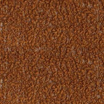 Woven fabric sample, warm brown and metallic silver, exhibiting a textured grid pattern with a slightly raised, nubby surface.