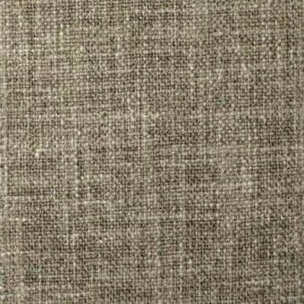 Woven fabric sample, beige and gray heathered textile, dense grid pattern with matte finish; Bonaldo Baia SP50 label visible.