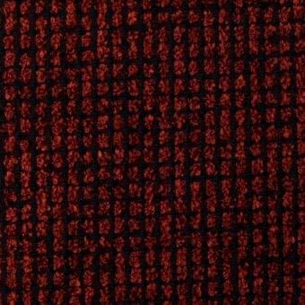 Brionne fabric texture, reddish-brown woven grid, raised rectangular loops, dense construction, diffused lighting, sp17 collection.