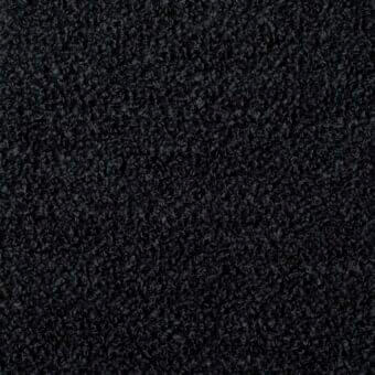 Dark gray looped pile fabric texture, “rella” sp07, from Bonaldo fabrics collection, displaying consistent tone and uneven surface height.