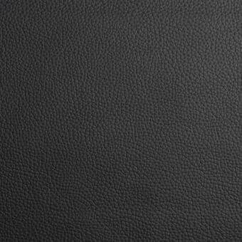 Black leather texture with a dense pebble-grain pattern and matte finish, displaying a network of fine, irregular lines throughout the surface.