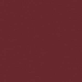 Leather emery F45 texture sample, solid red-brown color, smooth consistent surface, matte finish, muted earthy tone, Bonaldo collection.