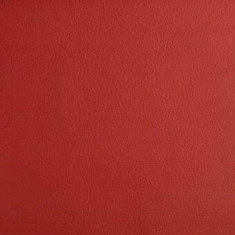 Red leather texture sample, fine-grained and pebbled, matte finish, natural grain pattern, Bonaldo collection ‘d14’ leather (procida).