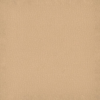 Eco leather texture sample, wheat color, cracked surface with irregular lines and matte finish displaying a durable, aged quality.