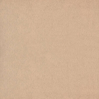 Ecru fabric swatch displaying a uniform, closely-woven texture with subtle shading variations and a soft, dense, velvety quality.