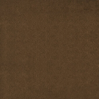Chestnut brown fabric swatch displaying a dense, short-pile texture with subtle tonal variations and a fine granular woven quality.