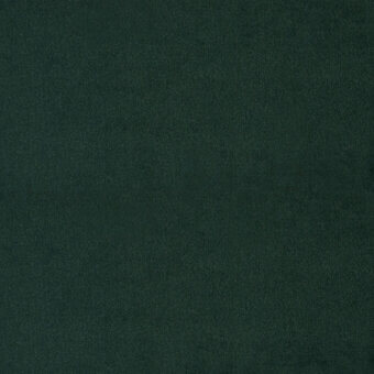 Textured fabric sample in muted green, displaying a granular woven surface with tonal variations and a plush quality, evenly lit.