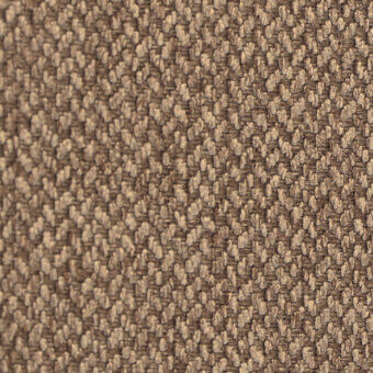 Walnut brown fabric texture with a dense, irregular weave and subtle speckled variations; crisscrossing thread pattern, matte finish.